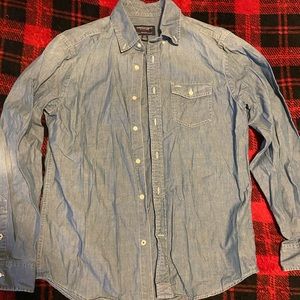 American Eagle denim like button down